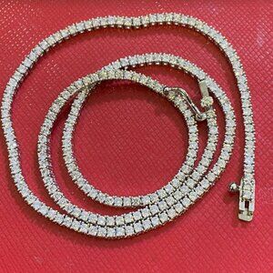 brand new 925 silver tennis chain necklace 18 inches 3mm